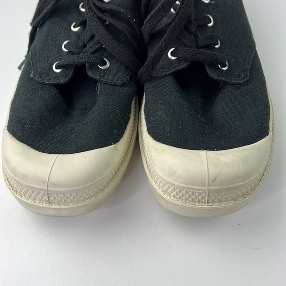 Palladium Organic Collection Black Canvas Lace Up Sneakers - Picture 6 of 10